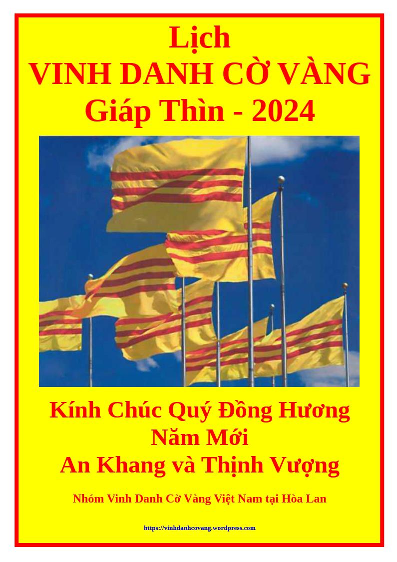 Lịch VDCV Giáp Thìn 2024 _voorblad